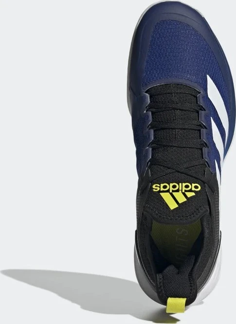 adidas Adizero Ubersonic 4 core black/acid yellow/victory blue (Herren)