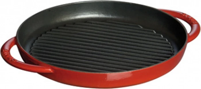Zwilling Staub Grillpfanne rund 22cm rot