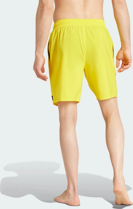 adidas Solid CLX Classic-Length Badeshorts gelb/schwarz (Herren)