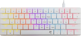 White Shark NAGAMAKI, weiß, LEDs RGB, low-profile RED Switches, USB, US (NAGAMAKI-W-US-RED.SW)