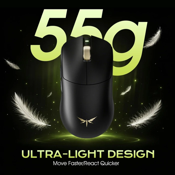 VGN Dragonfly F2 Pro Max 8KHz Wireless Gaming Maus, schwarz, USB/Bluetooth