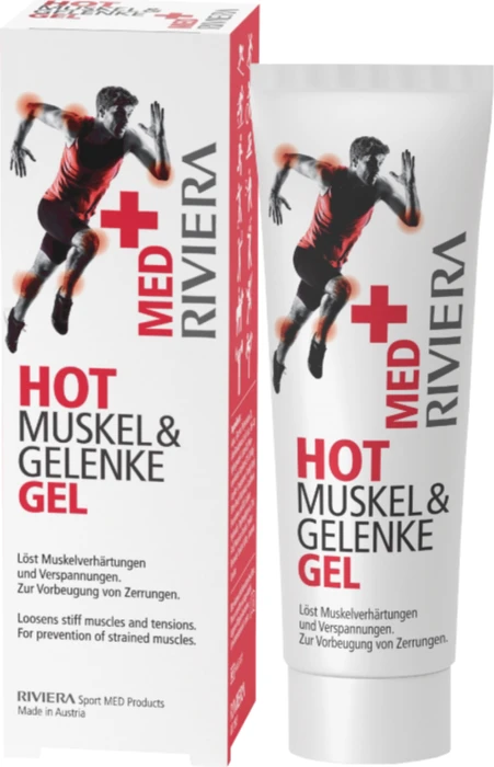Riviera Med+ Muskel & Gelenke Gel Hot, 75ml