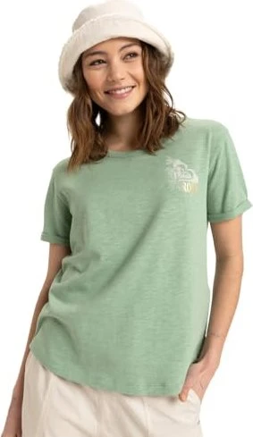 Roxy Oceanwave Regular T-Shirt kurzarm basil (Damen)
