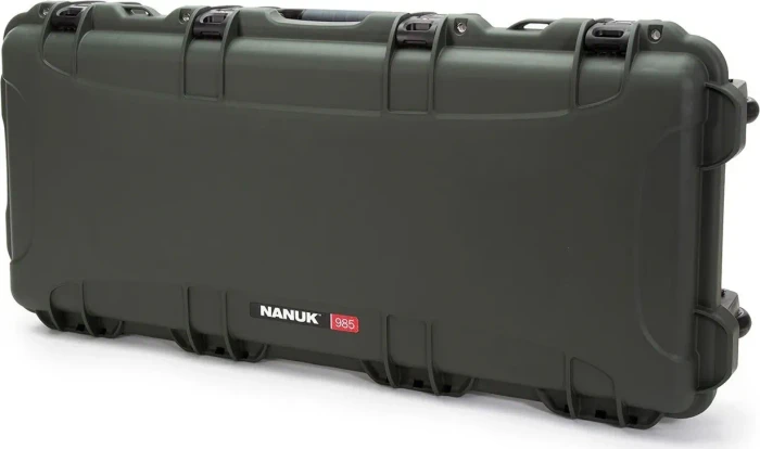 Nanuk 985 Koffer mit Schaumstoff olive