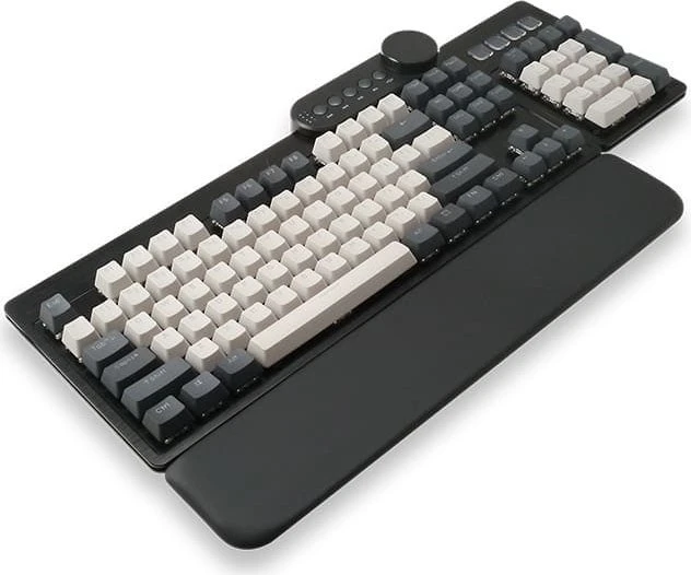 Mountain Mineral Keycap Set, Kunststoff (PBT) Double-Shot, weiß/schwarz, 113 Tasten (104+9), ANSI-US