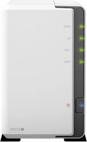 Synology DiskStation DS212j, 256MB RAM, 1x RJ-45 1000Base-T, 2x USB-A 2.0