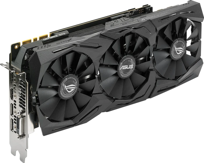 ASUS ROG Strix GeForce GTX 1080 Advanced 11Gbps, ROG-STRIX-GTX1080-A8G-11GBPS, 8GB GDDR5X, DVI, 2x HDMI, 2x DP