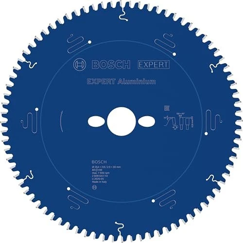 Bosch Professional Expert for Aluminium Kreissägeblatt 80Z, 254x2x30mm, 1 Stück