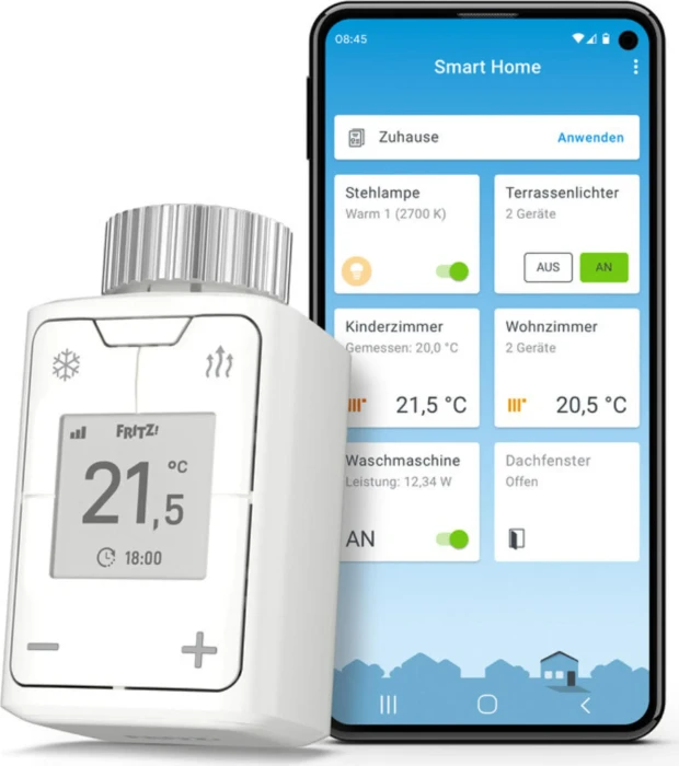 FRITZ! FRITZ!Smart Thermo 302 Funk-Heizkörperthermostat, 5er-Pack