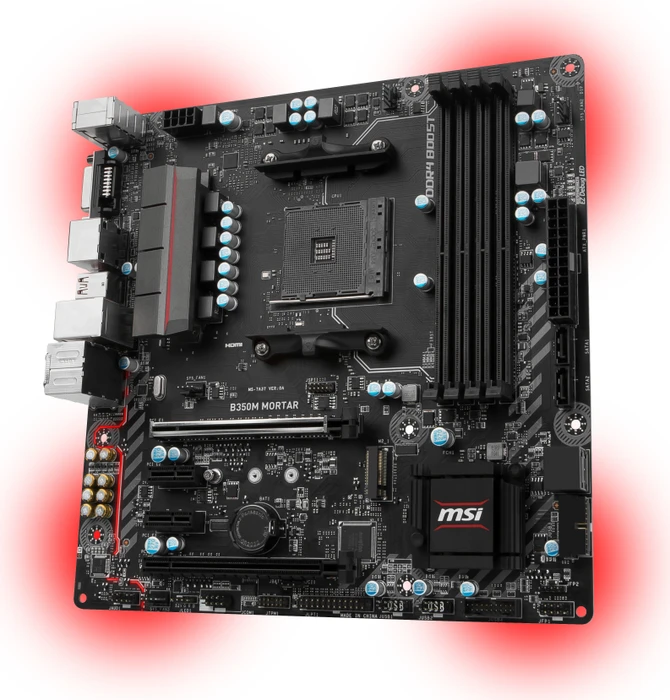MSI B350M Mortar (AMD AM4)