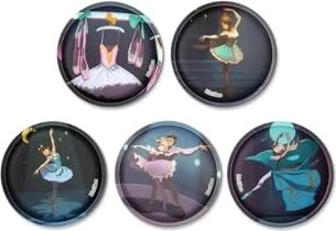 Ergobag Klettie-Set Balletttänzerin matt, 5-tlg.