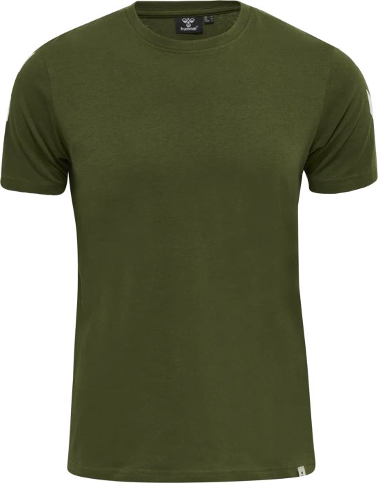 hummel Legacy Chevron T-Shirt kurzarm rifle green