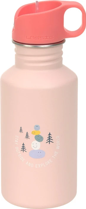 Lässig Edelstahl Trinkflasche 500ml sunny explorer pink