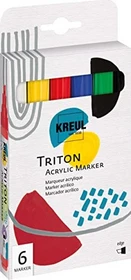 Kreul Triton Acrylic Marker edge sortiert, 6er-Set