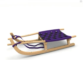 Kathrein Zweisitzer Touren Rennrodel violett/schwarz
