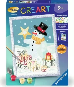 Ravensburger Malen nach Zahlen CreArt Bezaubernder Schneemann