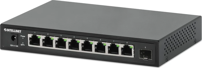 Intellinet Desktop 2.5G Switch, 8x RJ-45, 1x SFP+