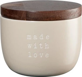 ASA Selection hey! Marmeladendose mit Holzdeckel made with love