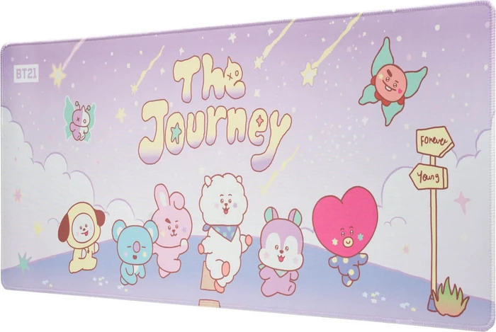 Grupo Erik Editores BT21 K-Pop The Journey XL Mousepad, 800x350mm, mehrfarbig