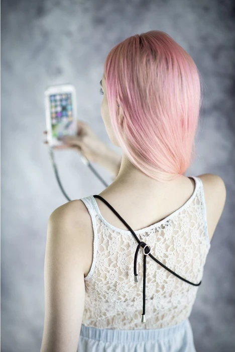 Hama Cross-Body-Cover mit Umhängekordel für Apple iPhone 7 Plus/8 Plus transparent