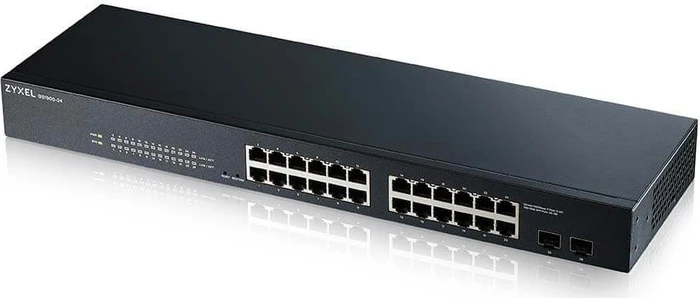 Zyxel GS1900 Rackmount Gigabit Smart Switch, 24x RJ-45, 2x SFP
