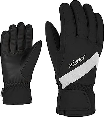 Ziener Kaiti AS Skihandschuhe schwarz/weiß (Damen)