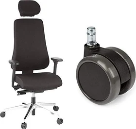 HJH Office Pro-Tec 400 Bürostuhl, schwarz