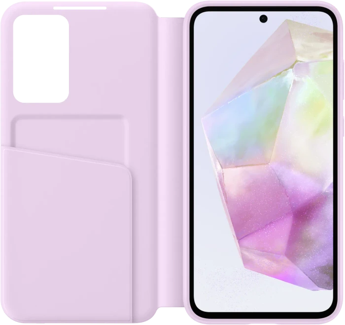 Samsung Smart View Wallet Case für Galaxy A35 5G Lavender