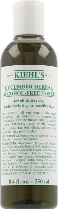 Kiehl's Cucumber Herbal Alcohol-Free Toner, 250ml