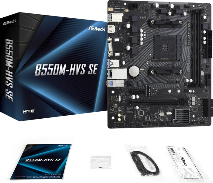 ASRock B550M-HVS SE (AMD AM4)