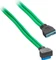 CableMod ModFlex interne USB 3.0 Verlängerung, gewinkelt, grün, 0.5m Vorschaubild