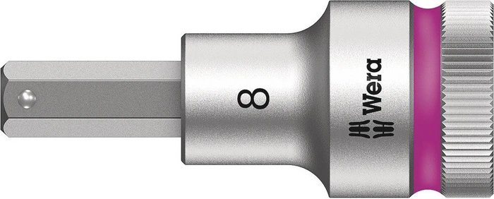 Wera 8740 C HF Zyklop Innensechskant Steckschlüssel 1/2", 8x60mm