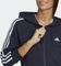 adidas Essentials 3-Streifen French Terry Regular Hoodie legend ink/white (Damen) Vorschaubild