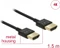 DeLOCK Slim High Speed 4K HDMI Kabel mit Ethernet Stecker/Stecker Vorschaubild