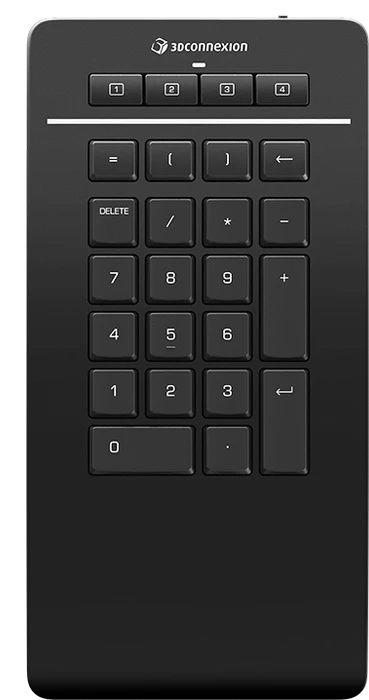 3Dconnexion Numpad Pro, schwarz, USB/Bluetooth
