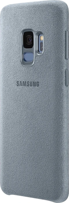 Samsung EF-XG960AM Alcantara Cover für Galaxy S9 minzgrün