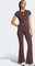 adidas Essentials Slim T-Shirt kurzarm shadow brown (Damen) Vorschaubild