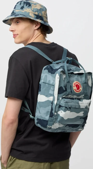 Fjällräven Kanken Graphics nimbus blue/hidden animals