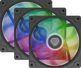 Natec Genesis Oxal 120 ARGB, schwarz, 120mm, 3er-Pack
