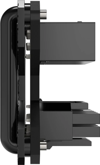 Corsair 12V-2x6 Winkeladapter 180°, PCIe 5.1 GPU Power Bridge, Stil A, Sense Pins innen, schwarz
