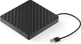 Krux tragbares externes DVD-Laufwerk schwarz, USB 2.0