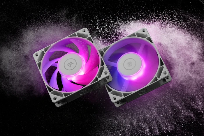 EK Water Blocks EK-Loop Fan FPT 120 D-RGB, White, 550-2300rpm, LED-Steuerung, 120mm