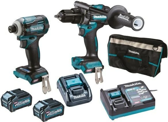 Makita DK0114G201 Combo Kit Akku-Maschinenset inkl. Tasche + 2 Akkus 4.0Ah
