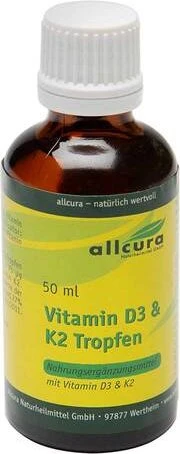 allcura Vitamin D3-K2 Tropfen, 50ml
