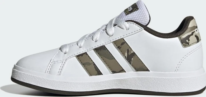 adidas Grand Court 2.0 cloud white/olive strata/shadow olive (Junior)