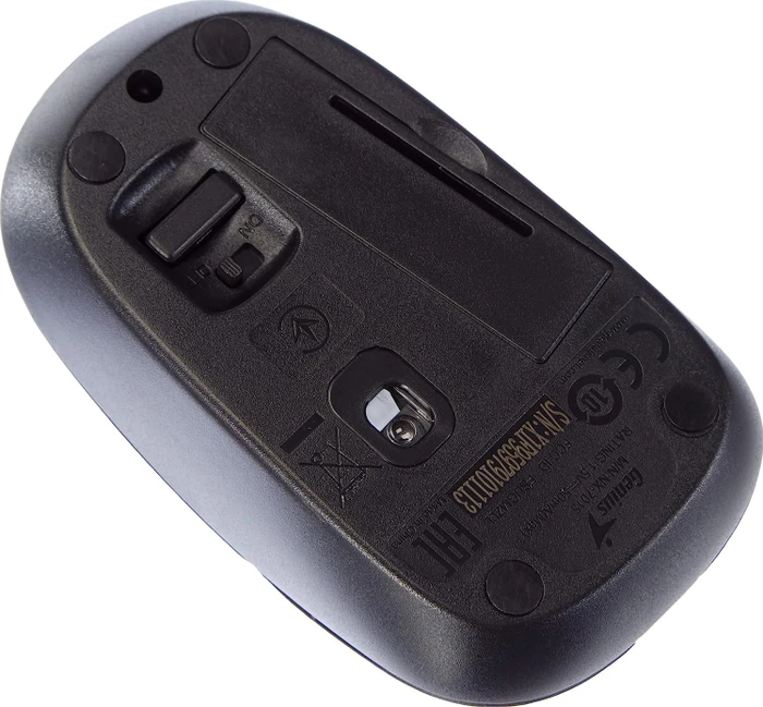 Genius NX-7015 V2 Wireless BluEye Mouse Iron Grey grau/schwarz, USB