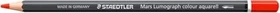 Staedtler Mars Lumograph colour aquarell 104 Aquarellstift orangerot, Kartonetui, 6er-Pack