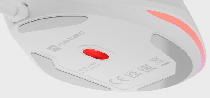 Natec Crake 2 Pro Vertical Wired Mouse weiß, USB