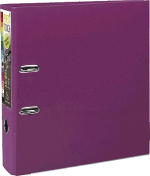 Exacompta Maxi Prem'Touch Ordner 2-Ring, 80mm, A4, fuchsia, 10er-Pack