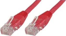 MicroConnect Patchkabel, Cat6, U/UTP, RJ-45/RJ-45, 7m, rot